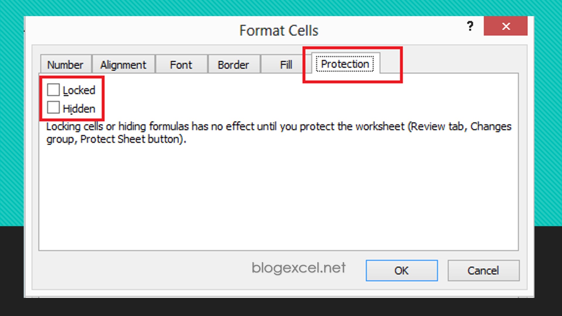 Fungsi Protect Sheet Excel
