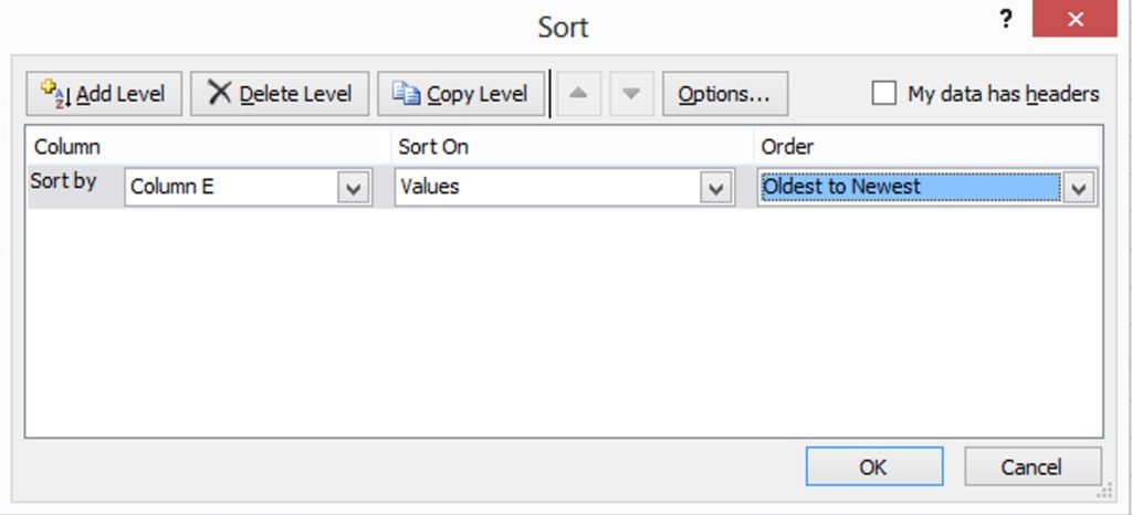 Cara Menu Mengurutkan data di Excel